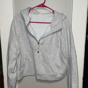 lululemon cropped scuba hoodie